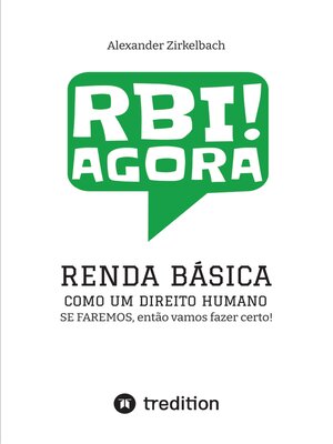 cover image of RENDA BÁSICA COMO UM DIREITO HUMANO